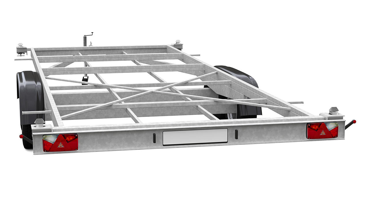 Platforma 6m transport containere comerciale  Gri PALMEX